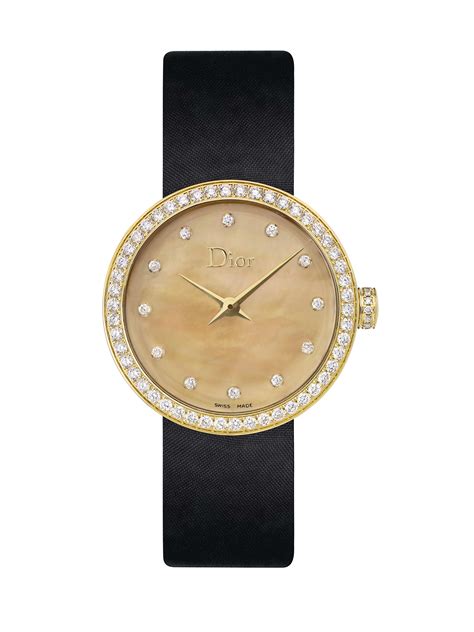 dior gold watch